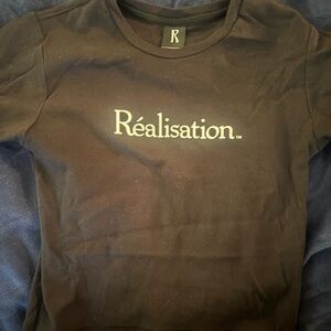 Realisation Par Black Short Sleeve Tee
